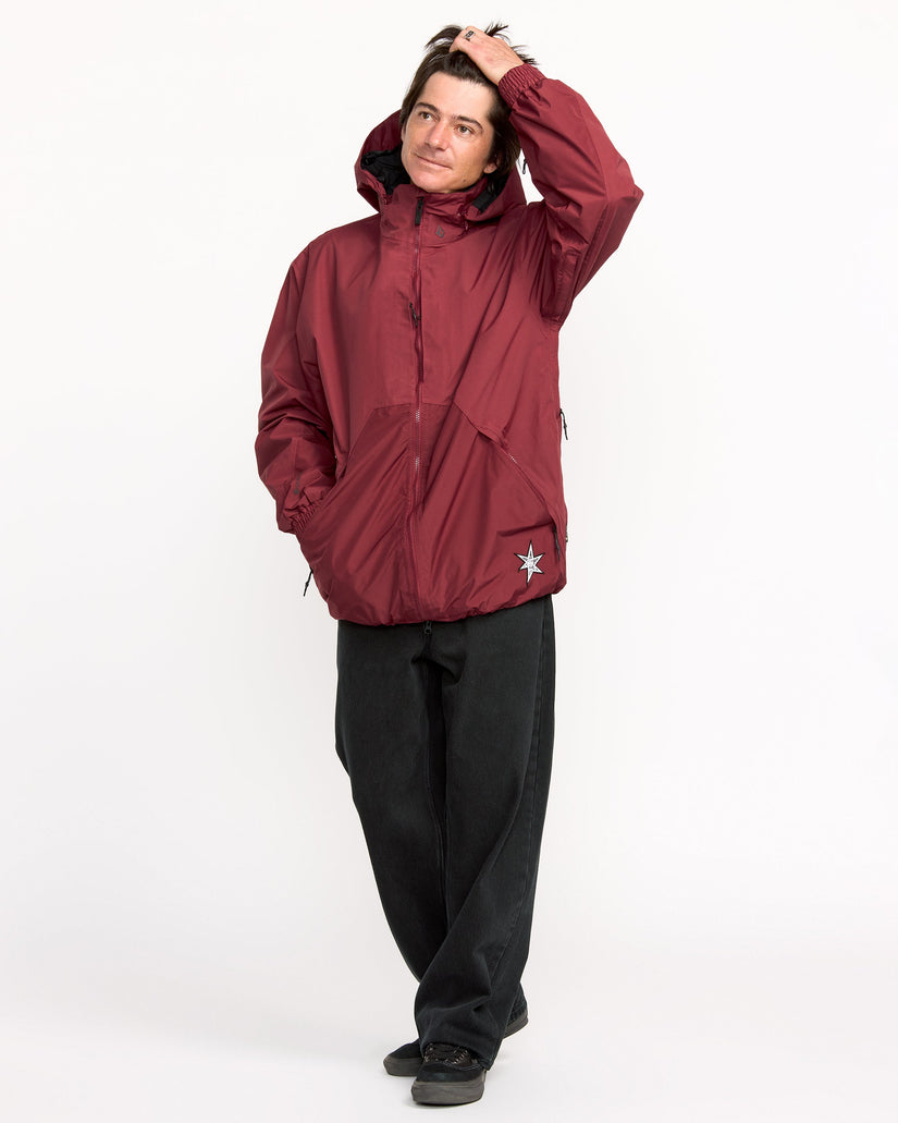 Veste Gore-Tex Longo - Burnt Red