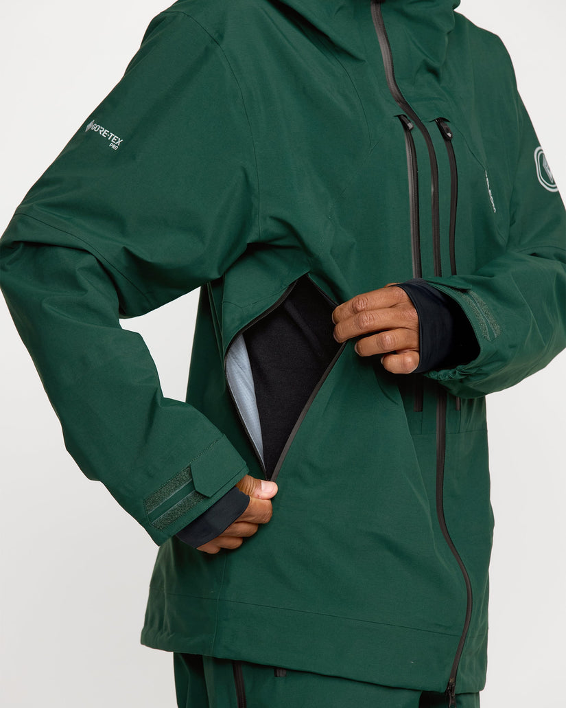 Veste Gore-tex Pro Shell Anyox Guide - Black Green