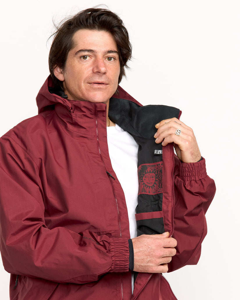 Veste Gore-Tex Longo - Burnt Red