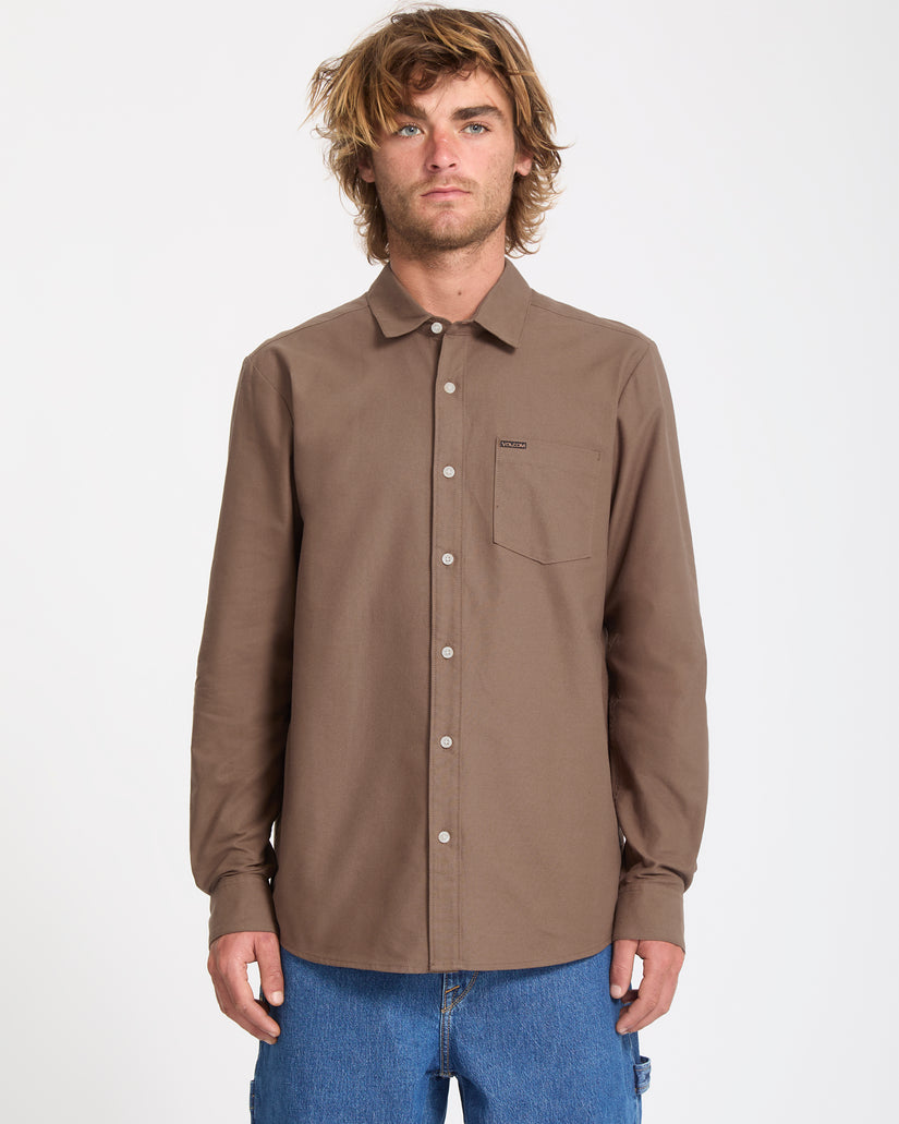 Chemise Veeco Oxford - Brown Stone