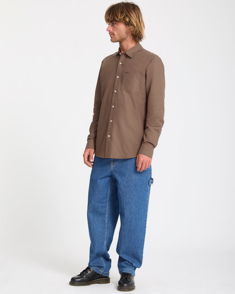 Chemise Veeco Oxford - Brown Stone