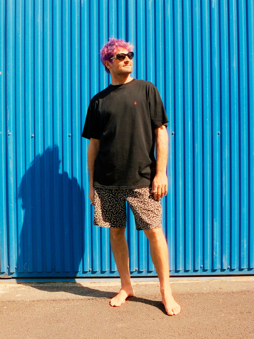 Short Asphalt Beach 18" - BLACK