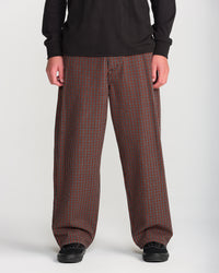 Pantalon Billow Plaid - Patina Brown
