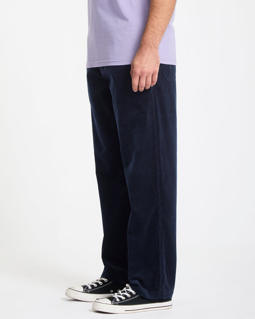 Pantalon À Taille Élastique Psychstone - Navy