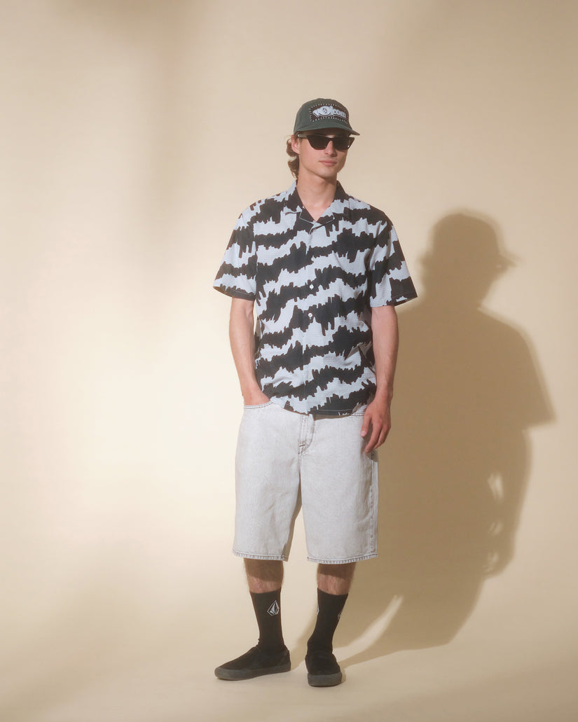 Short Denim Billow - BONE