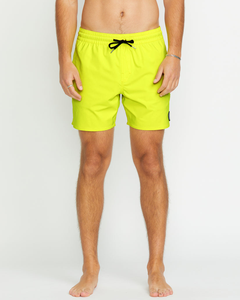 Boardshort Lido Solid Trunk 16" - TENNIS BALL