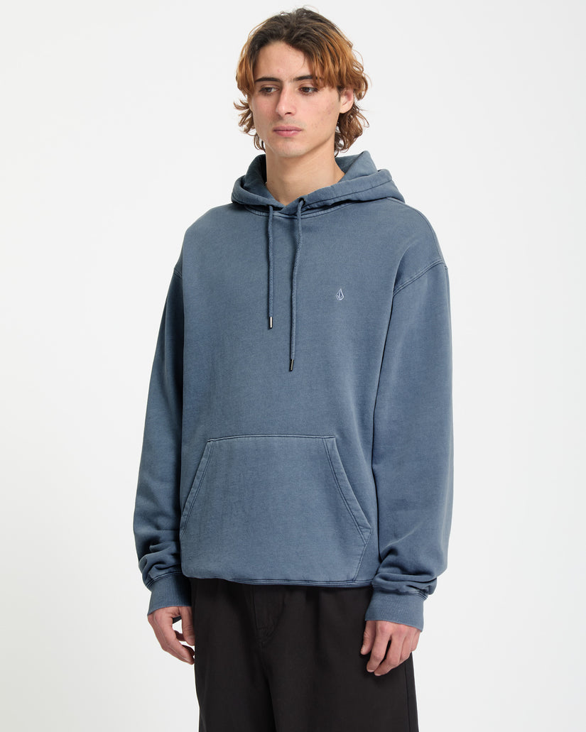 Sweat à capuche Single Stone - Blue Wash