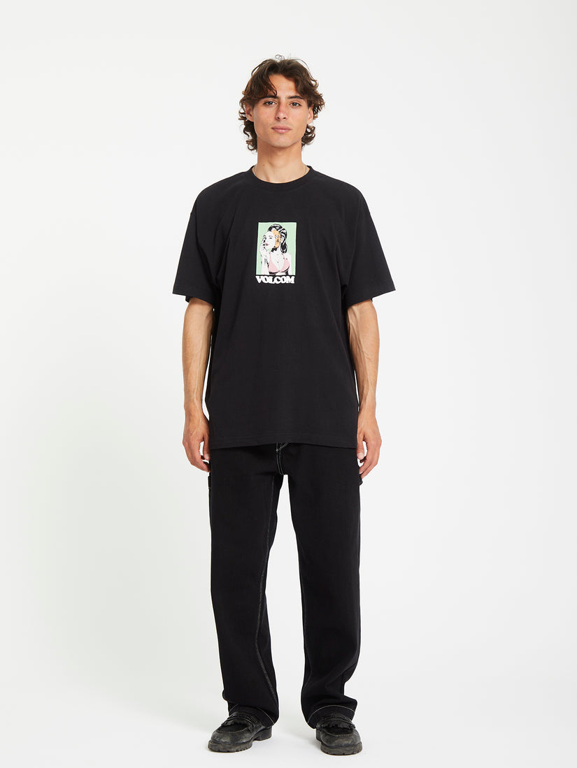 T-shirt Underfaced - BLACK