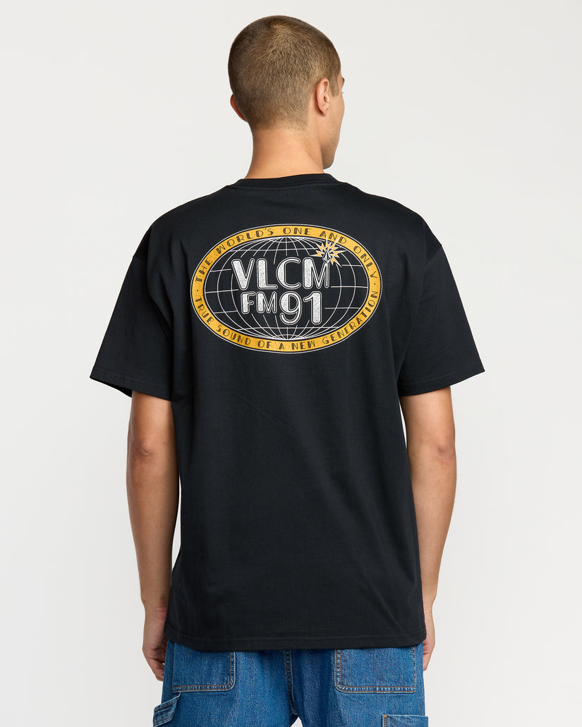 T-Shirt Tune In - Antique Black