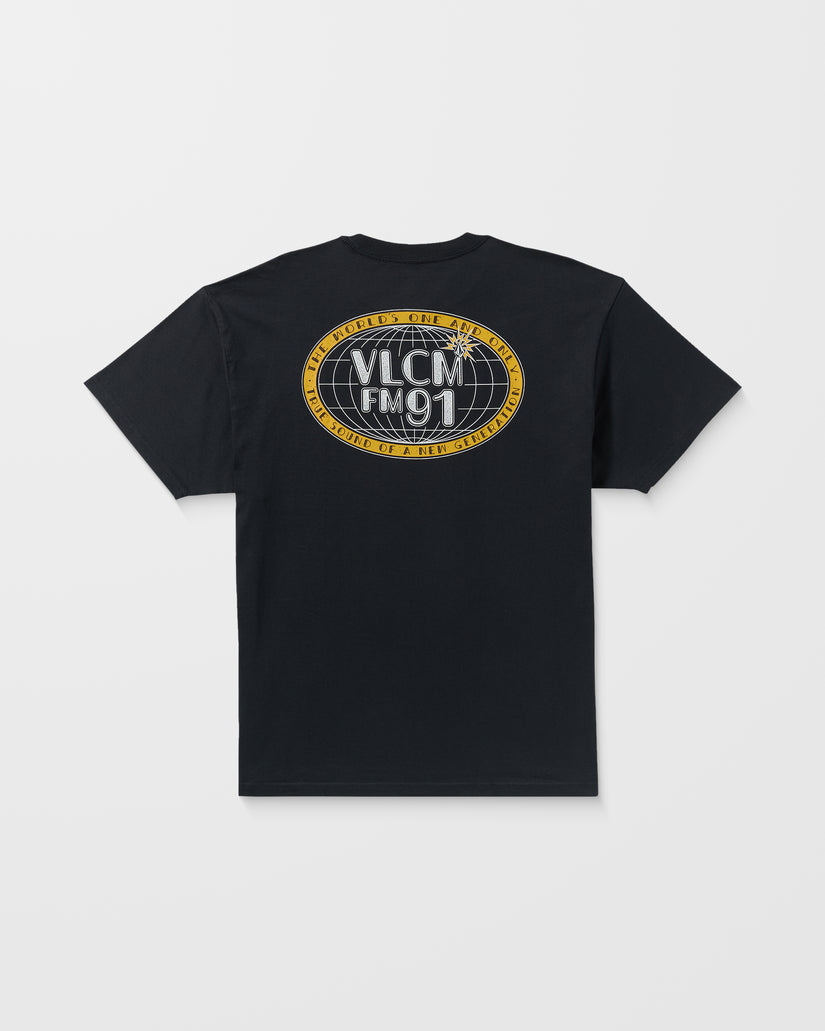T-Shirt Tune In - Antique Black