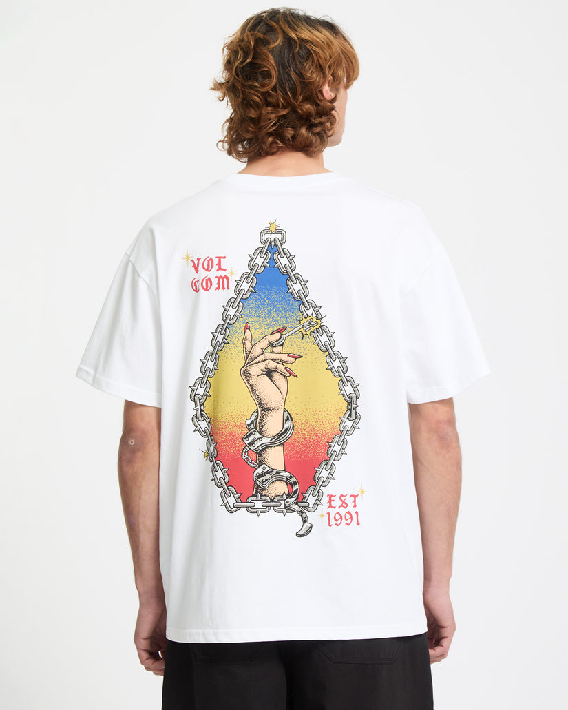 T-shirt Daniel Shepard Unlocked - White