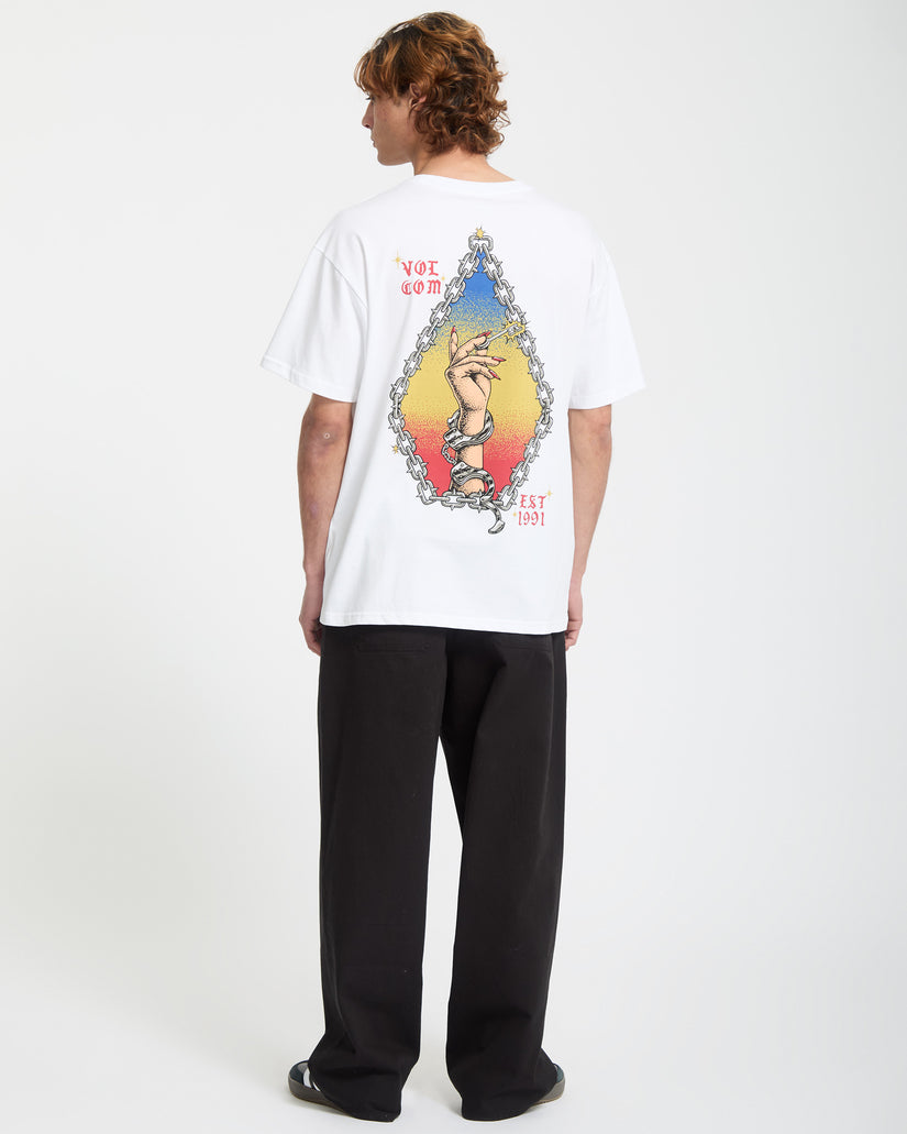 T-shirt Daniel Shepard Unlocked - White