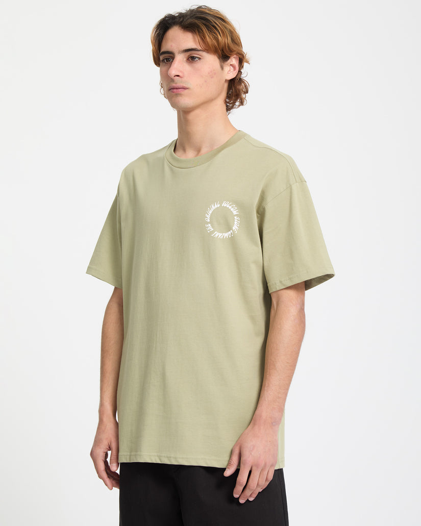 T-shirt Round Out - Green Tea