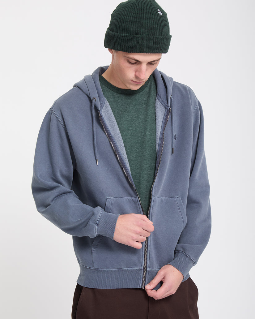 Sweat zippé Single Stone - Storm Blue