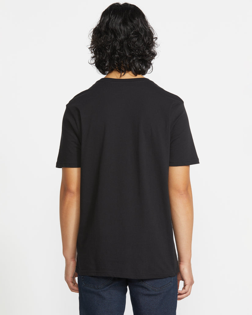 T-shirt Solid Pocket - BLACK