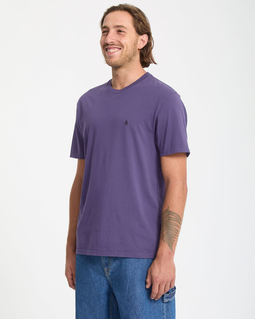 T-Shirt Solid Stone - Dark Purple