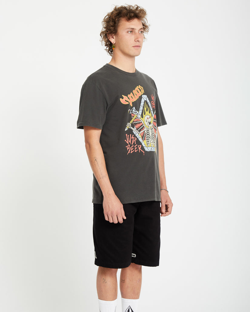 T-shirt Just Beer - BLACK