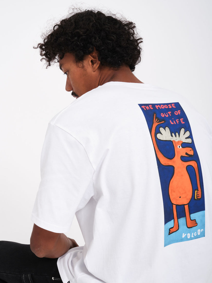 T-shirt Olivmoose - WHITE