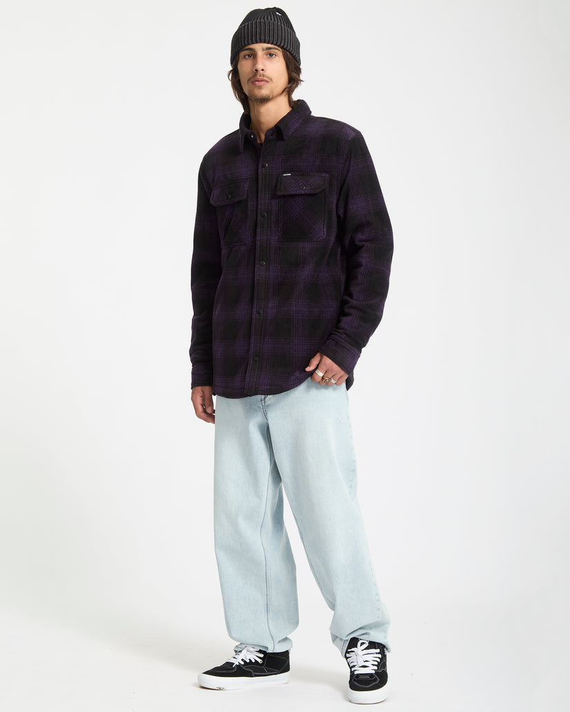 Surchemise En Polaire Bowered - Dark Purple