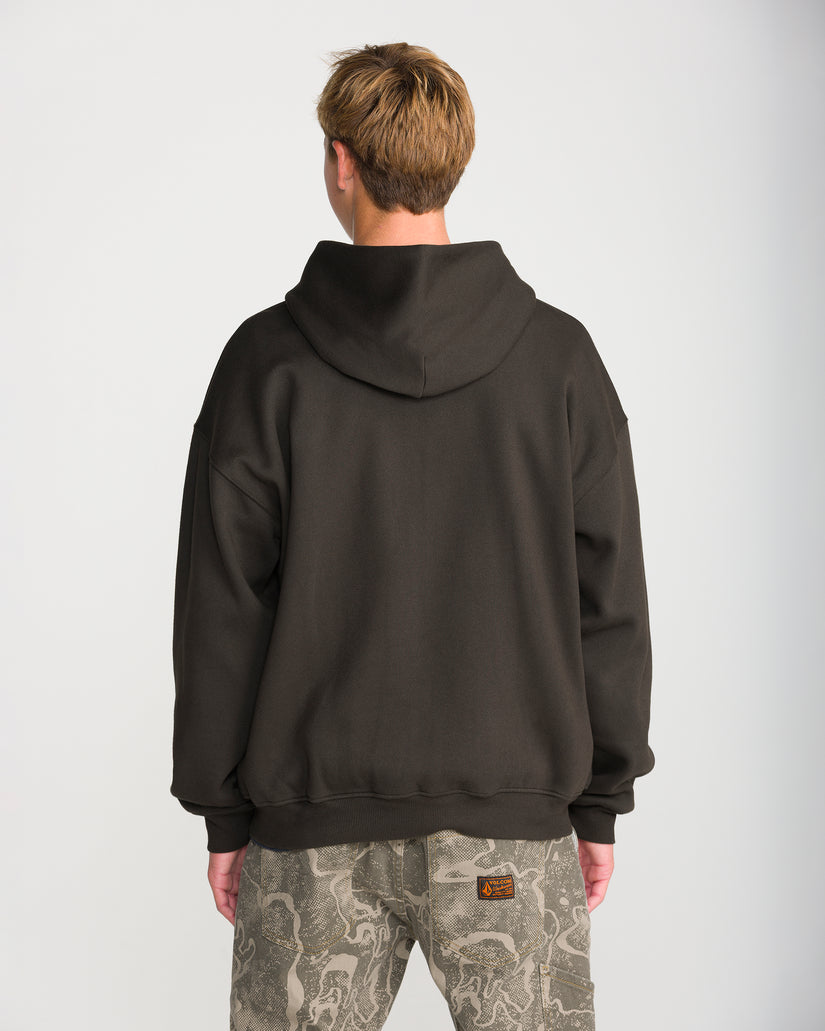 Sweat à capuche Driggs Zip Up - Rinsed Black