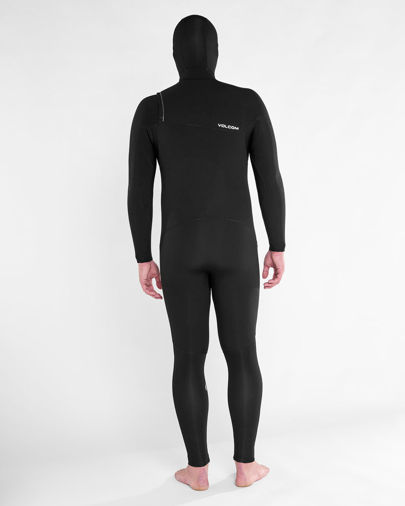 Combinaison de surf Modulator à capuche 4/3Mm zippée poitrine - Black