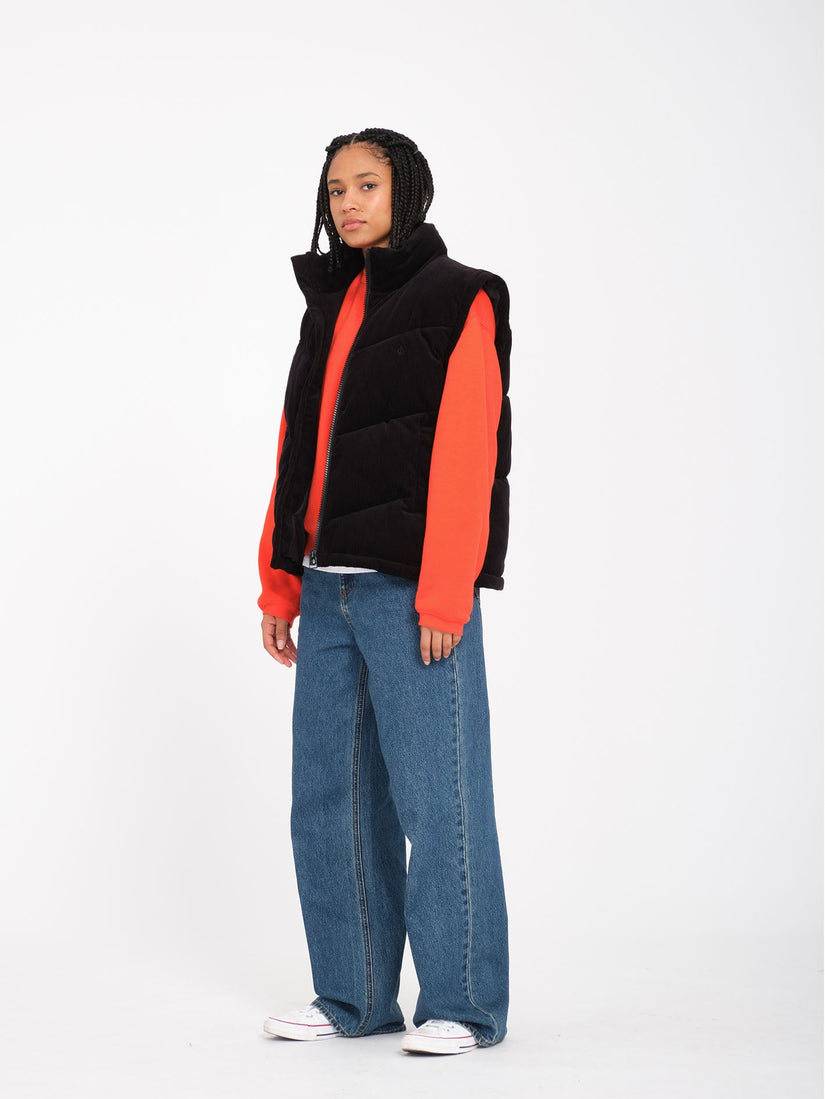 Veste doudoune Cord'N Puff - BLACK