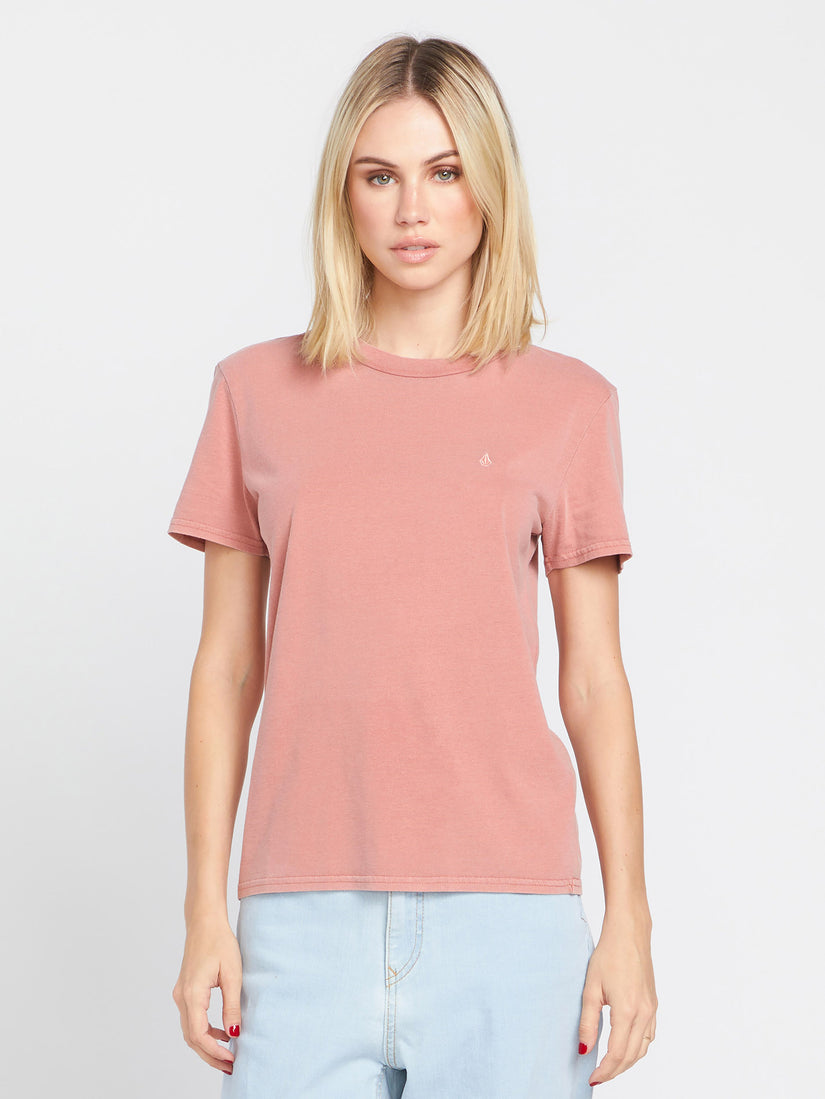 T-shirt Solid Stone - MAUVE ROSE