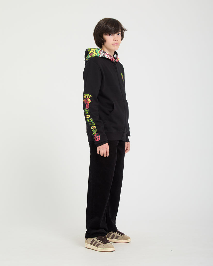 Sweat à capuche zippé Snaky - Black - (ENFANT)