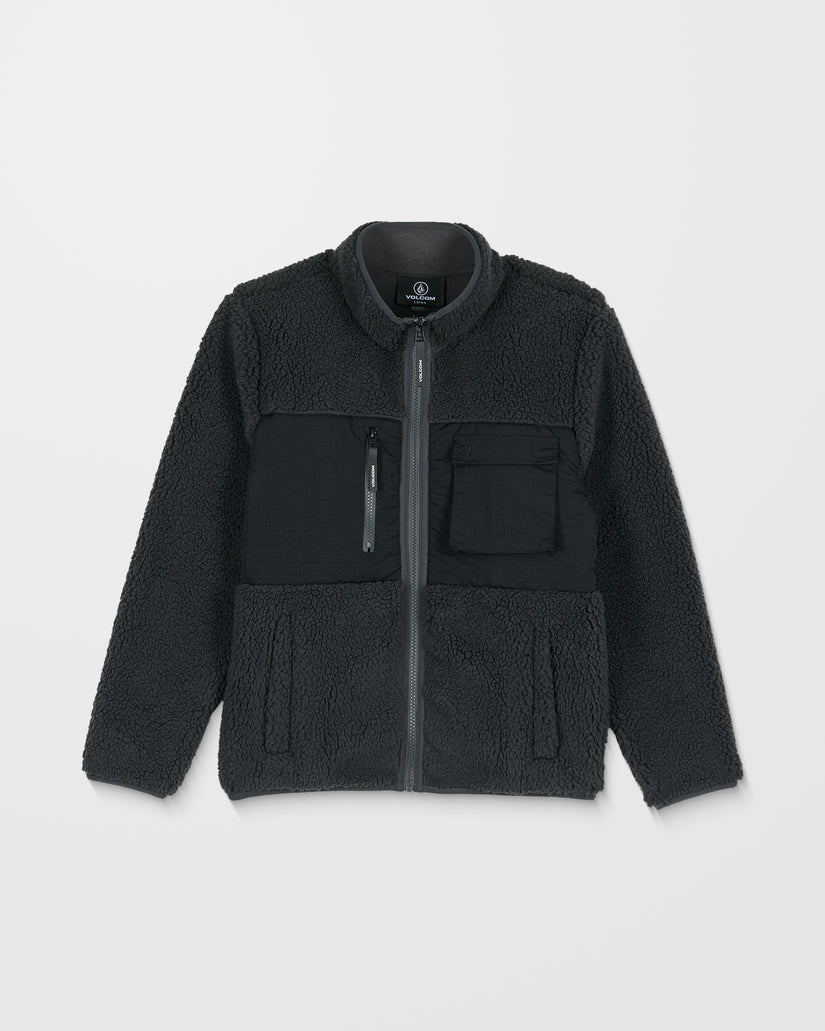 Sweat Polaire Zippé Storm Stone - Asphalt Black - (ENFANT)