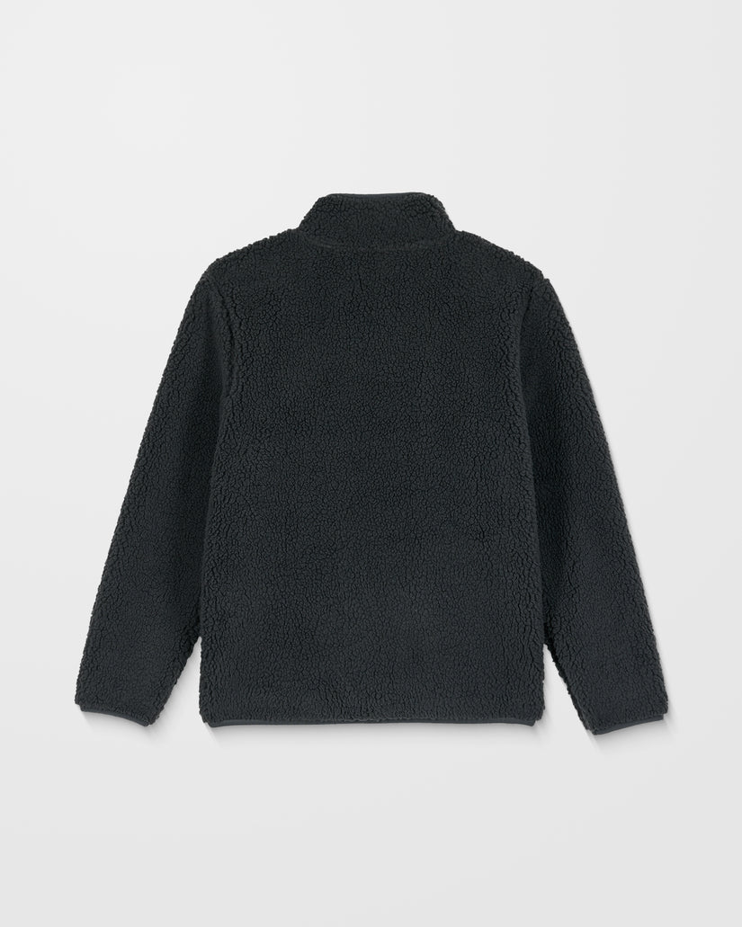 Sweat Polaire Zippé Storm Stone - Asphalt Black - (ENFANT)