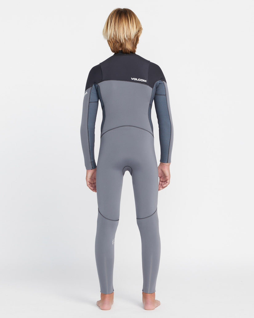 Combinaison de surf Modulator 4/3Mm manches longues zippée poitrine - CHARCOAL - (ENFANT)