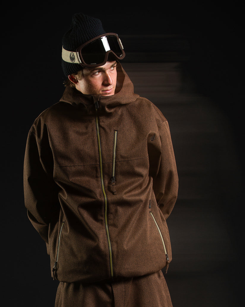 Veste Top Stitch 10K - Brown Denim