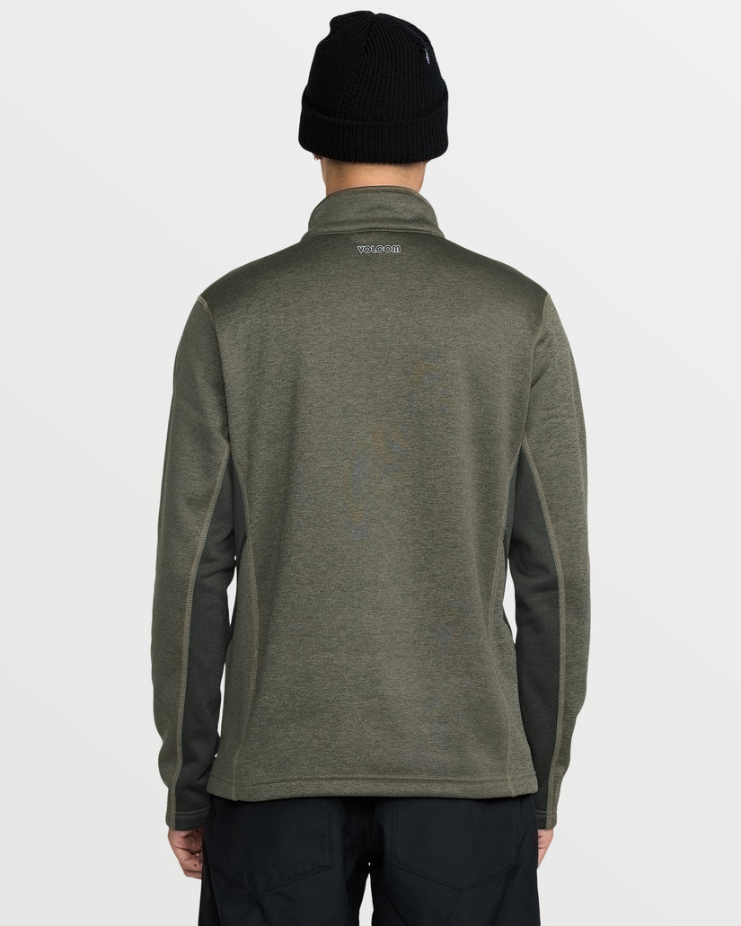 Sweat zippé en molleton Snowbound - Military