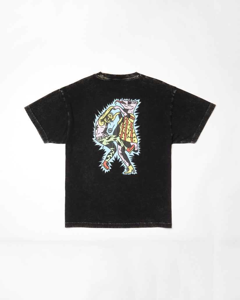 T-shirt Bob Mollema 1 - WASHED BLACK - (ENFANT)