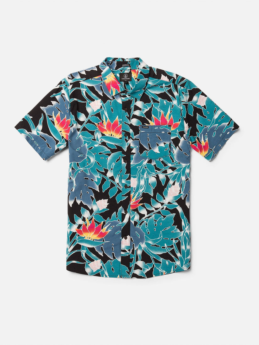 LEAF PIT FLORAL SS (A0412413_BLK) [1]