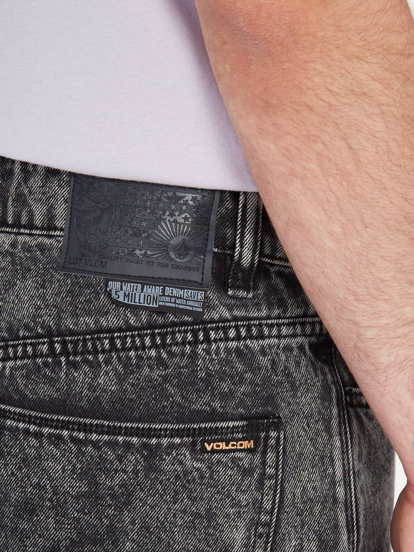 Billow Tapered Jeans - LIGHT ACID BLACK (A1912301_LAB) [1]
