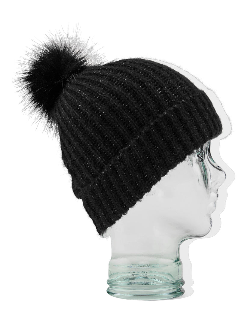 V.Co Lyra Bobble Beanie - BLACK (K5852402_BLK) [B]