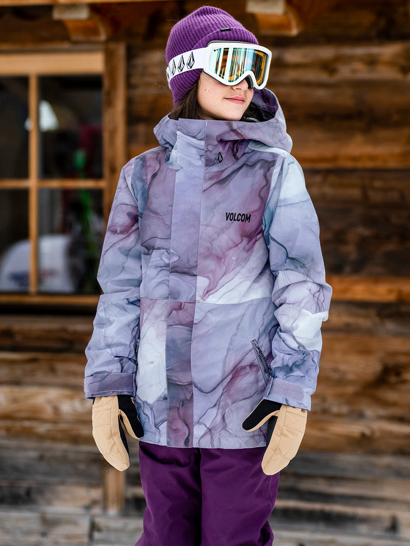 Sass'N'Fras Insulated Jacket - GLACIER INK - (KIDS) (N0452402_GLI) [50]